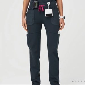 FIGS Dark Harbor Mundri Slim Scub Pants